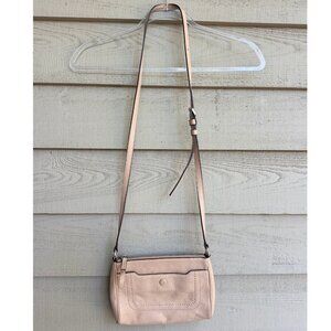 Marc Jacobs Pebbled Leather Crossbody Bag in Blush Beige